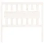 Solid white pine wood bed headboard 105.5x4x100 cm by , Headboards and footboards - Ref: Foro24-818556, Price: 51,28 €, Disco...