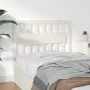 Cabecero de cama madera maciza de pino blanco 105,5x4x100 cm de , Cabeceros y pies de cama - Ref: Foro24-818556, Precio: 51,2...
