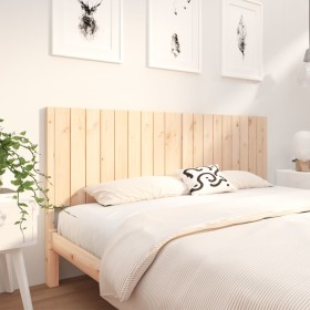 Cabecero de cama madera maciza de pino 185,5x4x100 cm de , Cabeceros y pies de cama - Ref: Foro24-818885, Precio: 82,21 €, De...