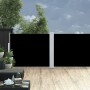 Schwarze einziehbare Seitenmarkise 140x1000 cm von , Sonnenschirme - Ref: Foro24-48484, Preis: 108,22 €, Rabatt: %