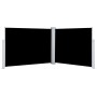 Schwarze einziehbare Seitenmarkise 140x1000 cm von , Sonnenschirme - Ref: Foro24-48484, Preis: 108,22 €, Rabatt: %