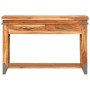Mesa consola de madera maciza de acacia 110x34x74 cm de vidaXL, Mesitas de noche - Ref: Foro24-338469, Precio: 173,36 €, Desc...