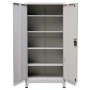 Büroschrank mit 2 Türen aus grauem Stahl 90x40x180 cm von vidaXL, Aktenschränke - Ref: Foro24-20152, Preis: 338,75 €, Rabatt: %