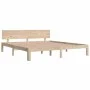 Solid wood bed frame 180x200 cm by , Beds and slatted bases - Ref: Foro24-810510, Price: 135,88 €, Discount: %