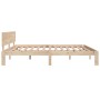Solid wood bed frame 180x200 cm by , Beds and slatted bases - Ref: Foro24-810510, Price: 140,12 €, Discount: %