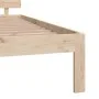 Solid wood bed frame 180x200 cm by , Beds and slatted bases - Ref: Foro24-810510, Price: 135,88 €, Discount: %