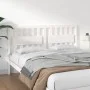 Cabecero de cama madera maciza de pino blanco 155,5x4x100 cm de , Cabeceros y pies de cama - Ref: Foro24-818576, Precio: 66,8...