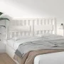 Cabecero de cama madera maciza de pino blanco 155,5x4x100 cm de , Cabeceros y pies de cama - Ref: Foro24-818576, Precio: 66,8...