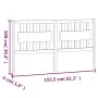 Cabecero de cama madera maciza de pino blanco 155,5x4x100 cm de , Cabeceros y pies de cama - Ref: Foro24-818576, Precio: 66,8...