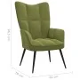Entspannungssessel aus hellgrünem Samt von , Sessel - Ref: Foro24-328076, Preis: 101,06 €, Rabatt: %