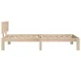 Estructura de cama madera maciza 90x190 cm de , Camas y somieres - Ref: Foro24-810460, Precio: 86,48 €, Descuento: %