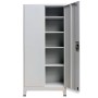 Büroschrank mit 2 Türen aus grauem Stahl 90x40x180 cm von vidaXL, Aktenschränke - Ref: Foro24-20152, Preis: 338,75 €, Rabatt: %