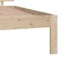 Estructura de cama madera maciza 90x190 cm de , Camas y somieres - Ref: Foro24-810460, Precio: 86,48 €, Descuento: %