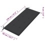 Banco de jardín 2 plazas madera maciza eucalipto y cojín 120 cm de , Bancos de jardín - Ref: Foro24-3060969, Precio: 184,49 €