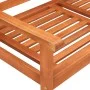 Solid eucalyptus wood 3-seater garden bench with cushion, 150 cm by , garden benches - Ref: Foro24-3061021, Price: 198,44 €, ...