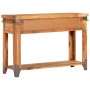 Mesa consola de madera maciza de acacia 110x34x74 cm de vidaXL, Mesitas de noche - Ref: Foro24-338469, Precio: 173,36 €, Desc...