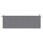 Banco de jardín 3 plazas madera maciza eucalipto y cojín 150 cm de , Bancos de jardín - Ref: Foro24-3060997, Precio: 194,89 €...