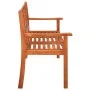 Solid eucalyptus wood 3-seater garden bench with cushion, 150 cm by , garden benches - Ref: Foro24-3061014, Price: 199,88 €, ...