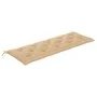 Solid eucalyptus wood 3-seater garden bench with cushion, 150 cm by , garden benches - Ref: Foro24-3061014, Price: 199,88 €, ...