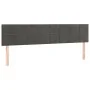 Box spring bed with mattress and LED dark gray velvet 200x200 cm by , Beds and slatted bases - Ref: Foro24-3134424, Price: 54...