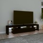 TV-Möbel mit LED-Leuchten Schwarz 200x36,5x40 cm von , TV-Möbel - Ref: Foro24-3152811, Preis: 152,39 €, Rabatt: %