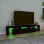 TV-Möbel mit LED-Leuchten Schwarz 200x36,5x40 cm von , TV-Möbel - Ref: Foro24-3152811, Preis: 152,39 €, Rabatt: %