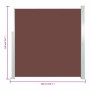 Retractable side awning 140x300 cm brown by , Umbrellas - Ref: Foro24-45358, Price: 87,30 €, Discount: %