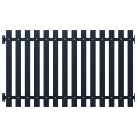 Panel de valla antracita 178x75 cm acero con recubrimiento en