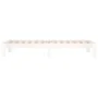 White single solid wood bed frame 75x190 cm by , Beds and slatted bases - Ref: Foro24-810326, Price: 72,78 €, Discount: %