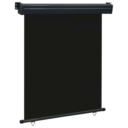 Schwarze Balkon-Seitenmarkise 140x250 cm von , Sonnenschirme - Ref: Foro24-48424, Preis: 71,49 €, Rabatt: %