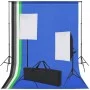 Studio kit with 5 colorful backdrops and 2 softboxes by vidaXL, Flashes and studio lighting - Ref: Foro24-190207, Price: 157,...