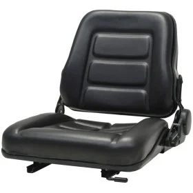 Asiento de máquina elevadora y tractor respaldo ajustable negro de vidaXL, Accesorios y piezas para tractores - Ref: Foro24-1...