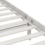 Estructura de cama madera maciza individual blanco 75x190 cm de , Camas y somieres - Ref: Foro24-810108, Precio: 66,08 €, Des...