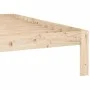 Solid pine wood bed frame 160x200 cm by , Beds and slatted bases - Ref: Foro24-810375, Price: 96,11 €, Discount: %