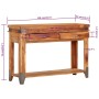 Mesa consola de madera maciza de acacia 110x34x74 cm de vidaXL, Mesitas de noche - Ref: Foro24-338469, Precio: 173,36 €, Desc...