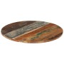 Tablero de mesa redonda madera reciclada maciza 60 cm 15-16 mm