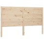 Solid pine wood headboard 166x4x100 cm by , Headboards and footboards - Ref: Foro24-818730, Price: 82,05 €, Discount: %