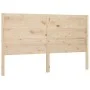 Solid pine wood headboard 166x4x100 cm by , Headboards and footboards - Ref: Foro24-818730, Price: 81,20 €, Discount: %