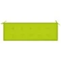3 seater garden bench solid eucalyptus wood and cushion 150 cm by , garden benches - Ref: Foro24-3061007, Price: 183,73 €, Di...