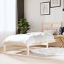 Kleines Einzelbettgestell aus Massivholz 75x190 cm von , Betten und Lattenroste - Ref: Foro24-3101178, Preis: 83,01 €, Rabatt: %