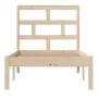 Small solid wood single bed frame 75x190 cm by , Beds and slatted bases - Ref: Foro24-3101178, Price: 81,92 €, Discount: %