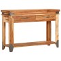 Mesa consola de madera maciza de acacia 110x34x74 cm de vidaXL, Mesitas de noche - Ref: Foro24-338469, Precio: 173,36 €, Desc...