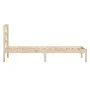 Small solid wood single bed frame 75x190 cm by , Beds and slatted bases - Ref: Foro24-3101178, Price: 81,92 €, Discount: %