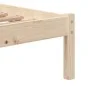 Small solid wood single bed frame 75x190 cm by , Beds and slatted bases - Ref: Foro24-3101178, Price: 81,92 €, Discount: %
