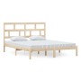 Estructura de cama de madera maciza de pino 160x200 cm de , Camas y somieres - Ref: Foro24-3101228, Precio: 132,48 €, Descuen...