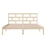 Solid pine wood bed frame 160x200 cm by , Beds and slatted bases - Ref: Foro24-3101228, Price: 128,84 €, Discount: %