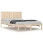 Estructura de cama de madera maciza de pino 160x200 cm de , Camas y somieres - Ref: Foro24-3104423, Precio: 141,59 €, Descuen...
