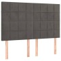 Kopfteile 4 Einheiten dunkelgrauer Samt 72x5x78/88 cm von , Kopf- und Fußteile - Ref: Foro24-3116381, Preis: 94,89 €, Rabatt: %