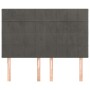 Kopfteile 4 Einheiten dunkelgrauer Samt 72x5x78/88 cm von , Kopf- und Fußteile - Ref: Foro24-3116381, Preis: 94,89 €, Rabatt: %