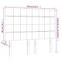 Kopfteile 4 Einheiten dunkelgrauer Samt 72x5x78/88 cm von , Kopf- und Fußteile - Ref: Foro24-3116381, Preis: 94,89 €, Rabatt: %